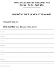 MOU or contract on office lease